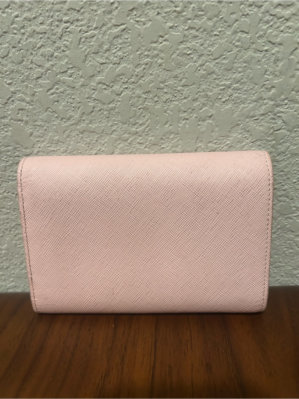 MCM Pink Leather Bow Trifold Wallet - Picture 2 of 13